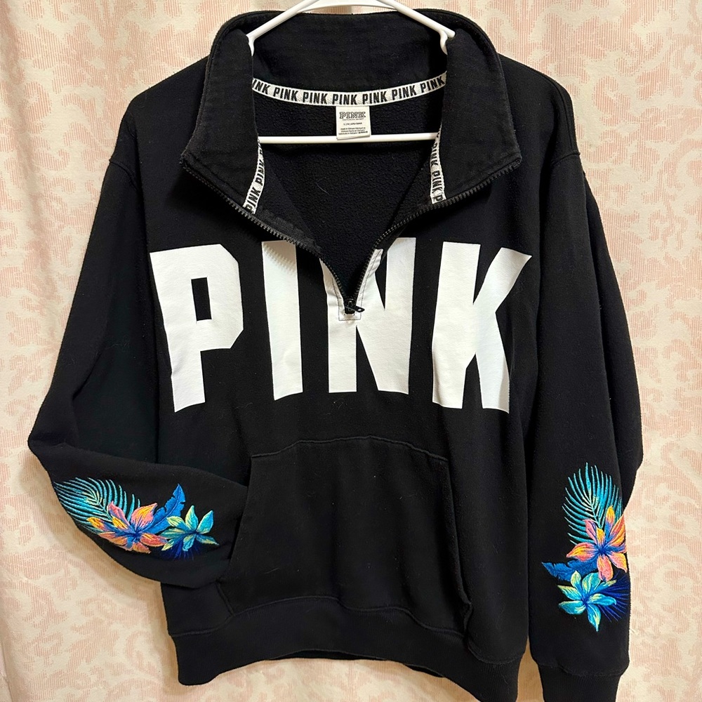 Pink Half Zip Size Large